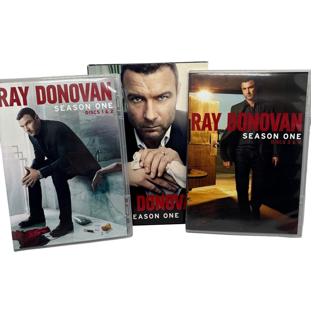 Ray Donovan Season 1 DVD Set Discs 1-4‎ Liev Schreiber Showtime TV Series